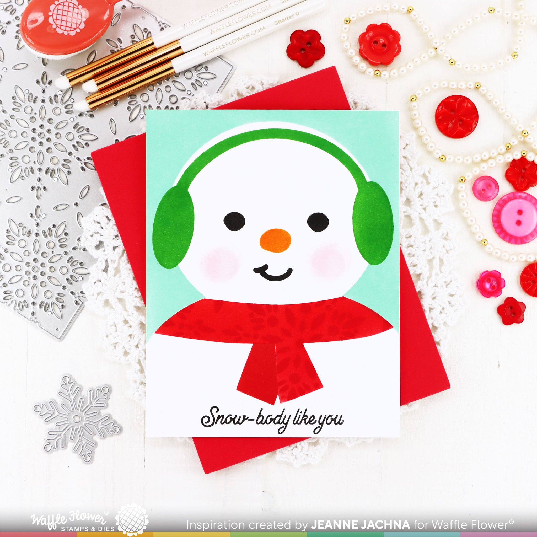 Snow Fun Stamp Set – WaffleFlower.com