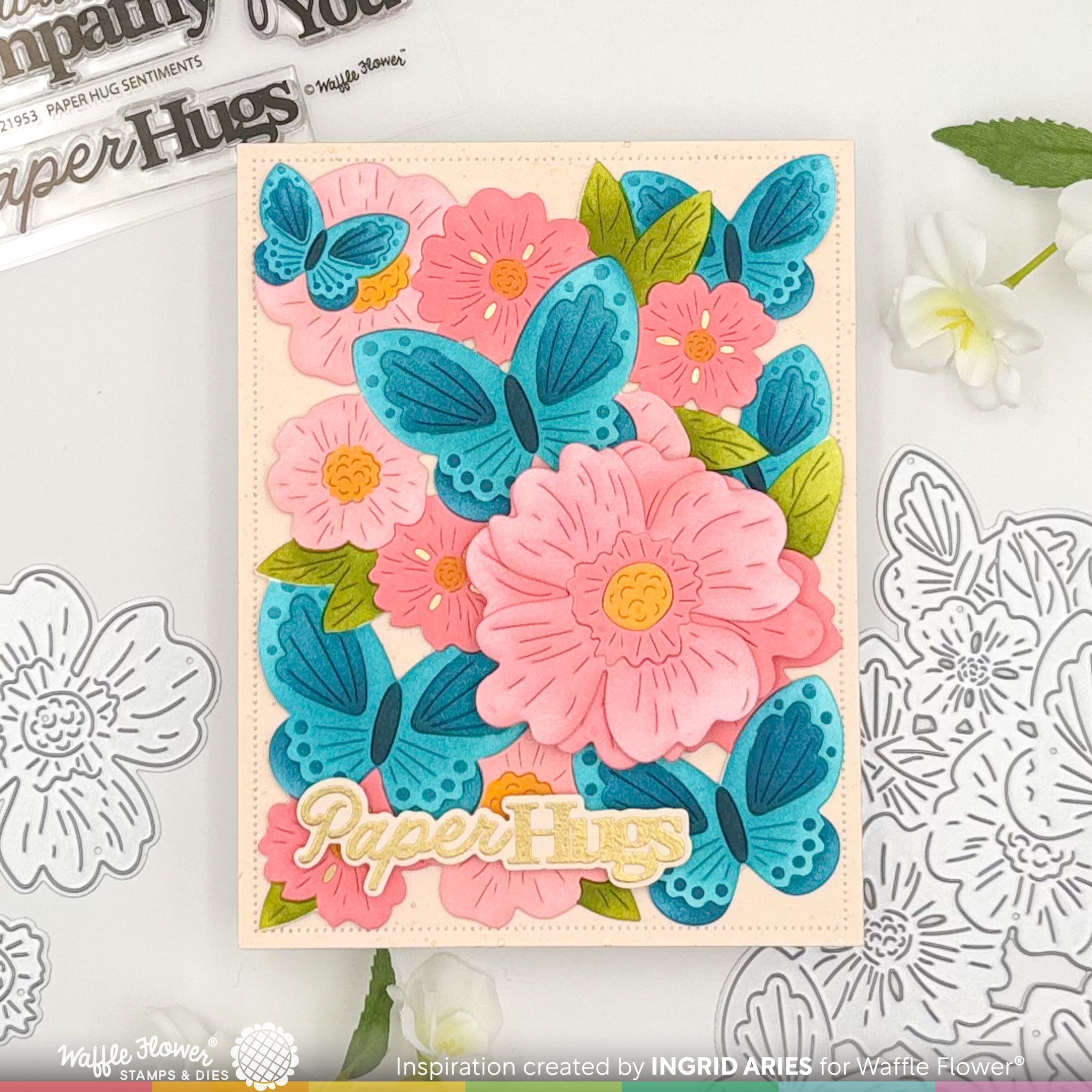 Butterfly Blossom Die-n-stencil – WaffleFlower.com