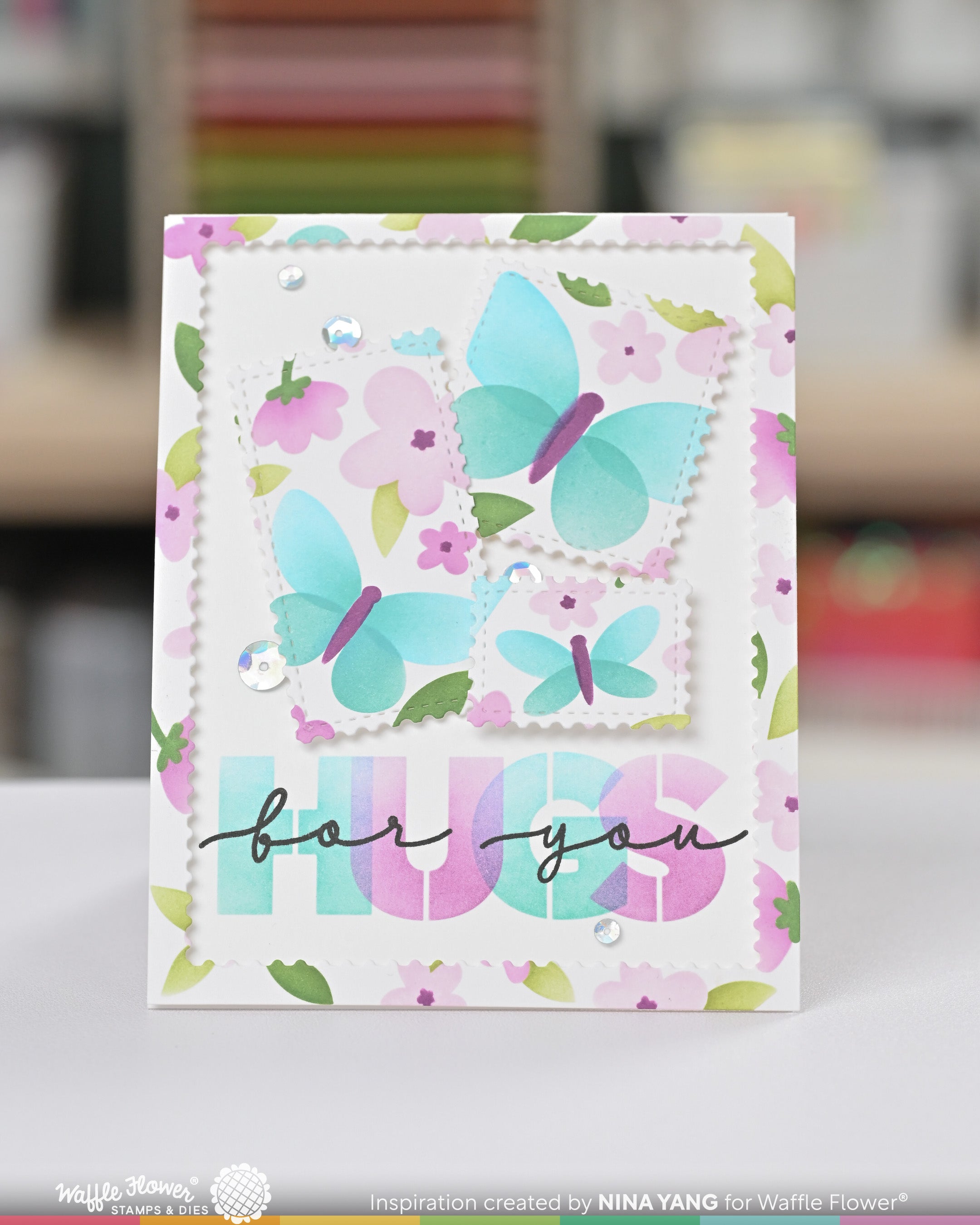 Mod Blossom Stencil – WaffleFlower.com
