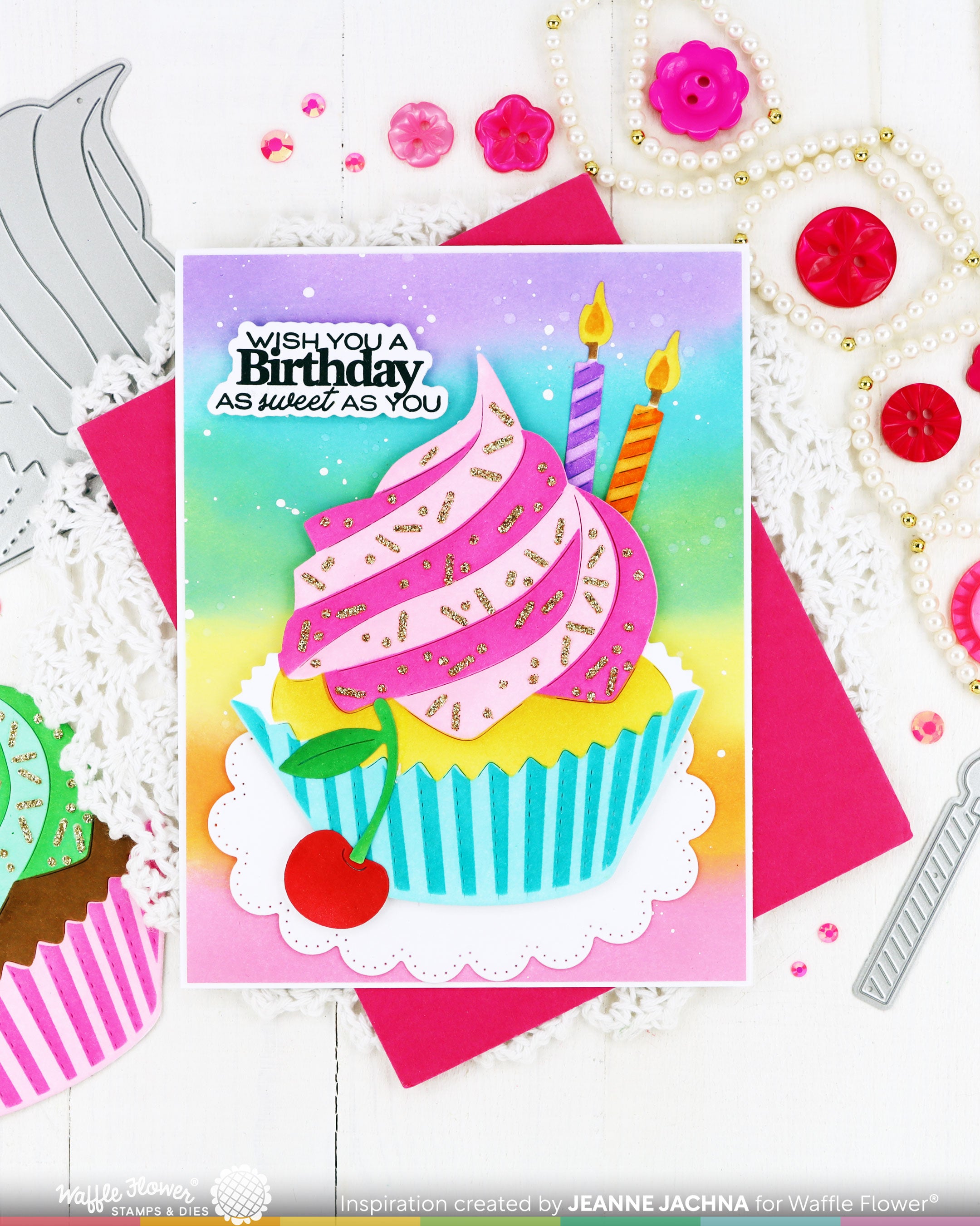 Sentiment Stamps Sweet Birthday Sentiments Stamp Set – WaffleFlower.com