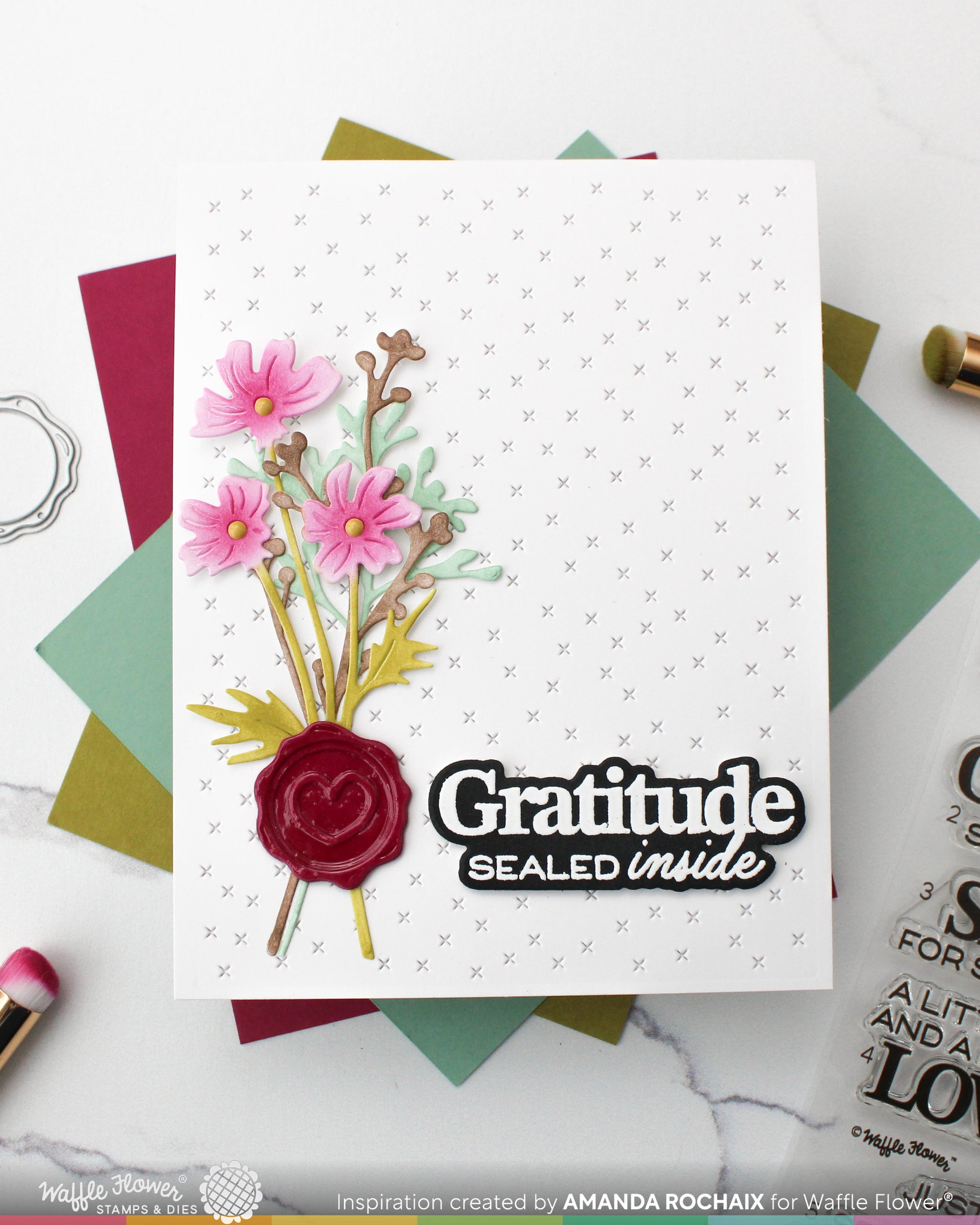 Wax Seal Trio Die – WaffleFlower.com