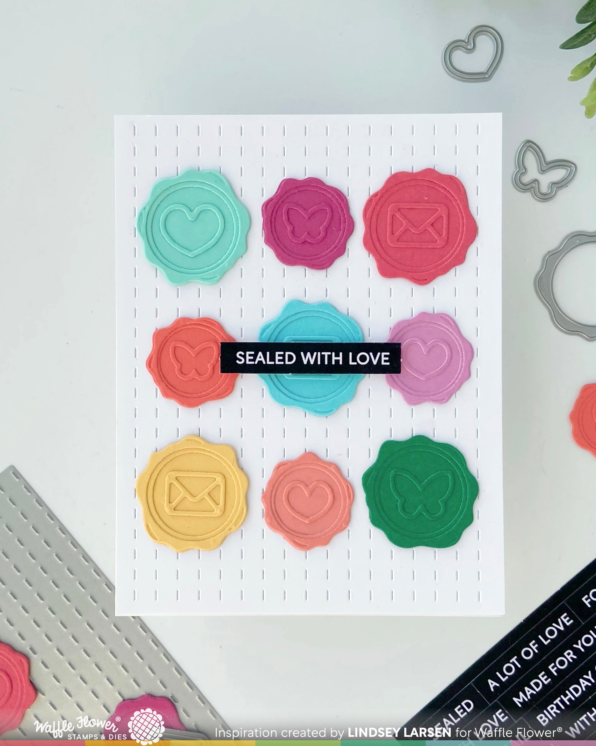 Wax Seal Trio Die – WaffleFlower.com