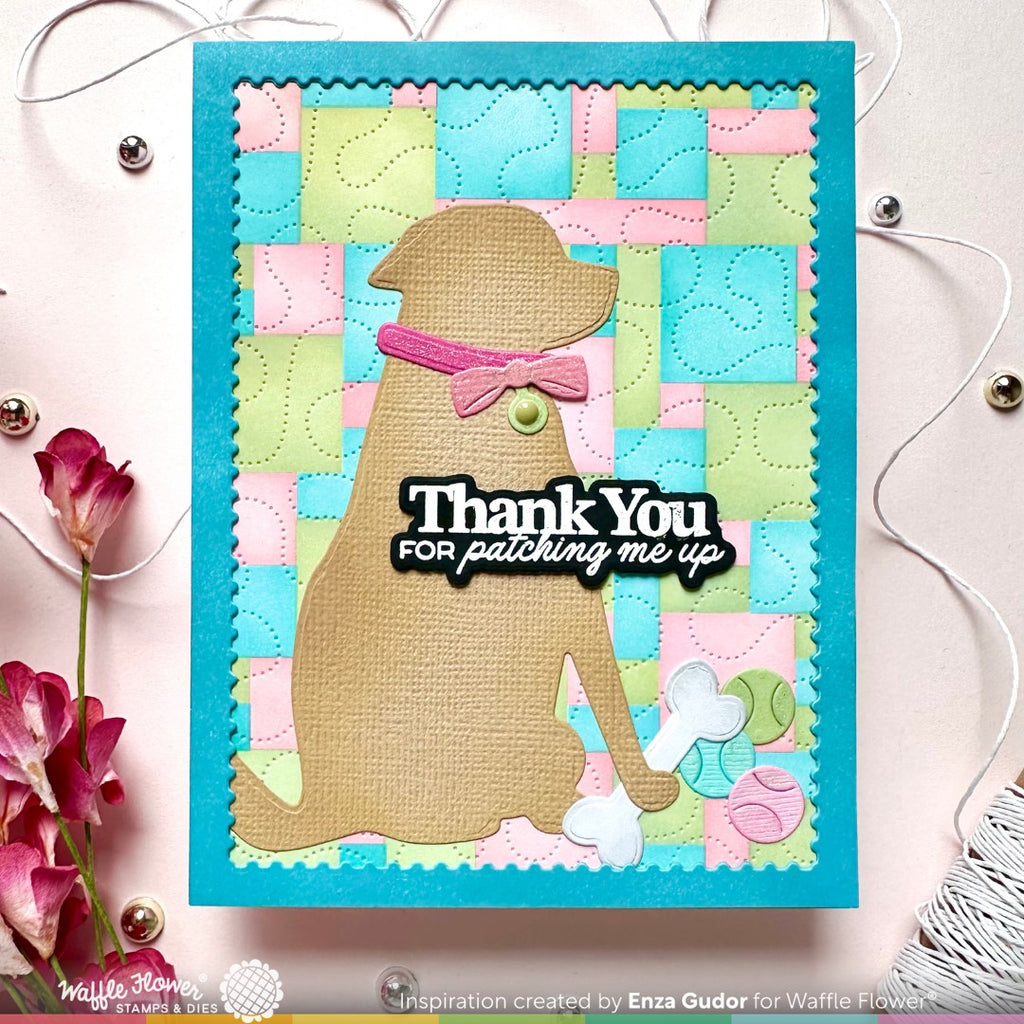Meandering Texture Die – WaffleFlower.com