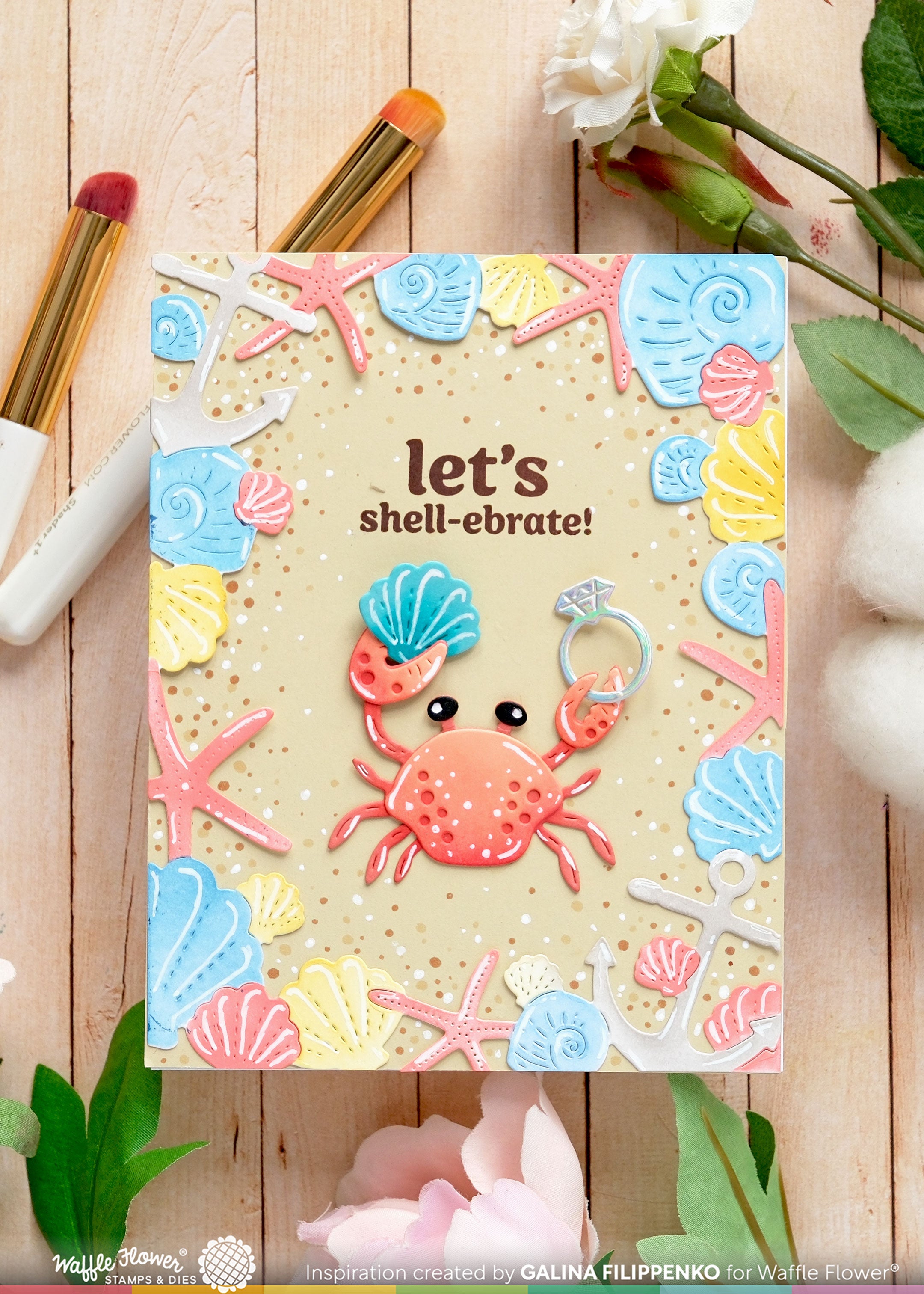 Seashell Frame Die – WaffleFlower.com