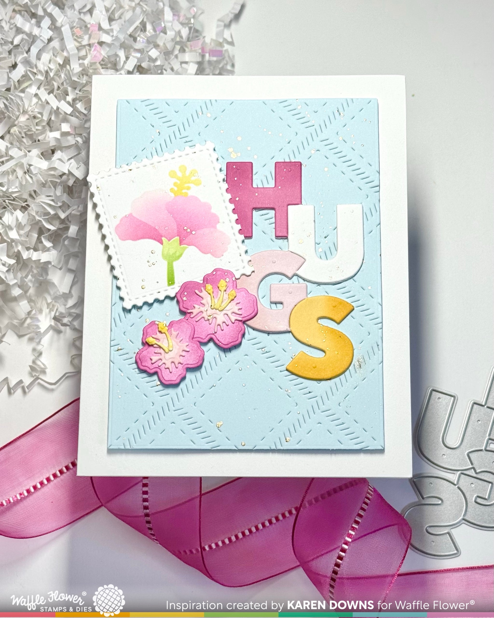 Hibiscus Branch Die – WaffleFlower.com