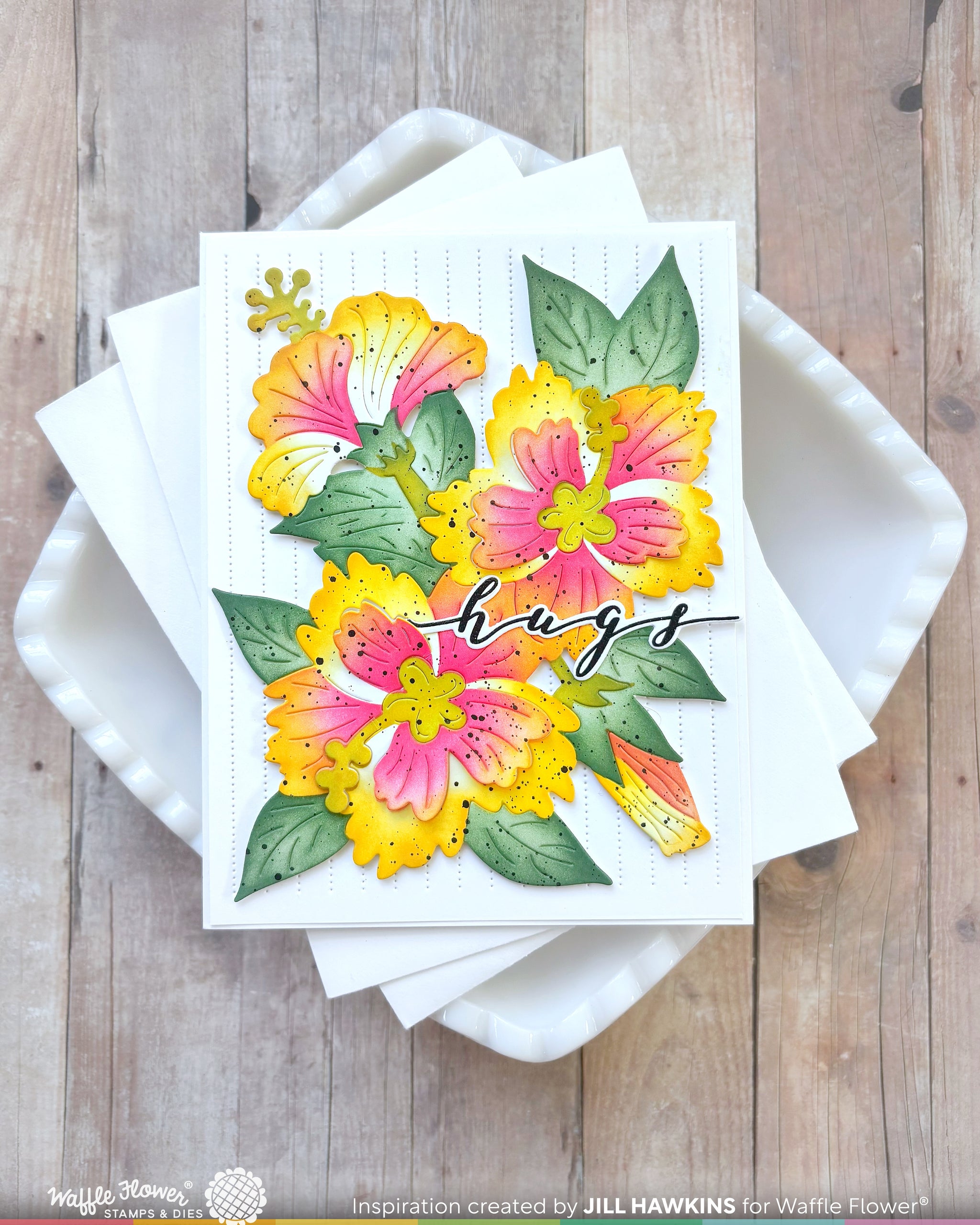 Hibiscus Cluster Die – WaffleFlower.com