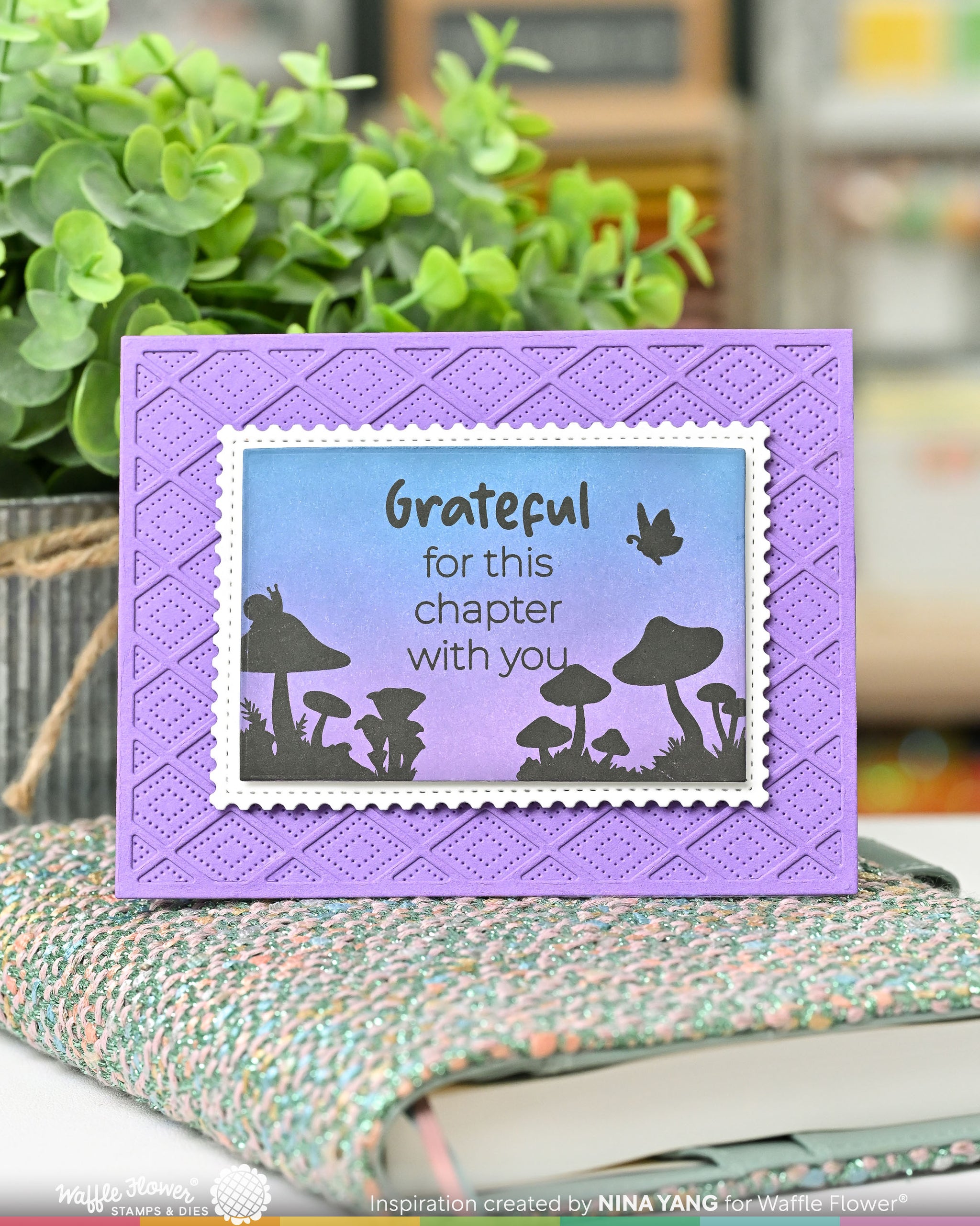 Postage Collage Mush Love Stamp Set – WaffleFlower.com