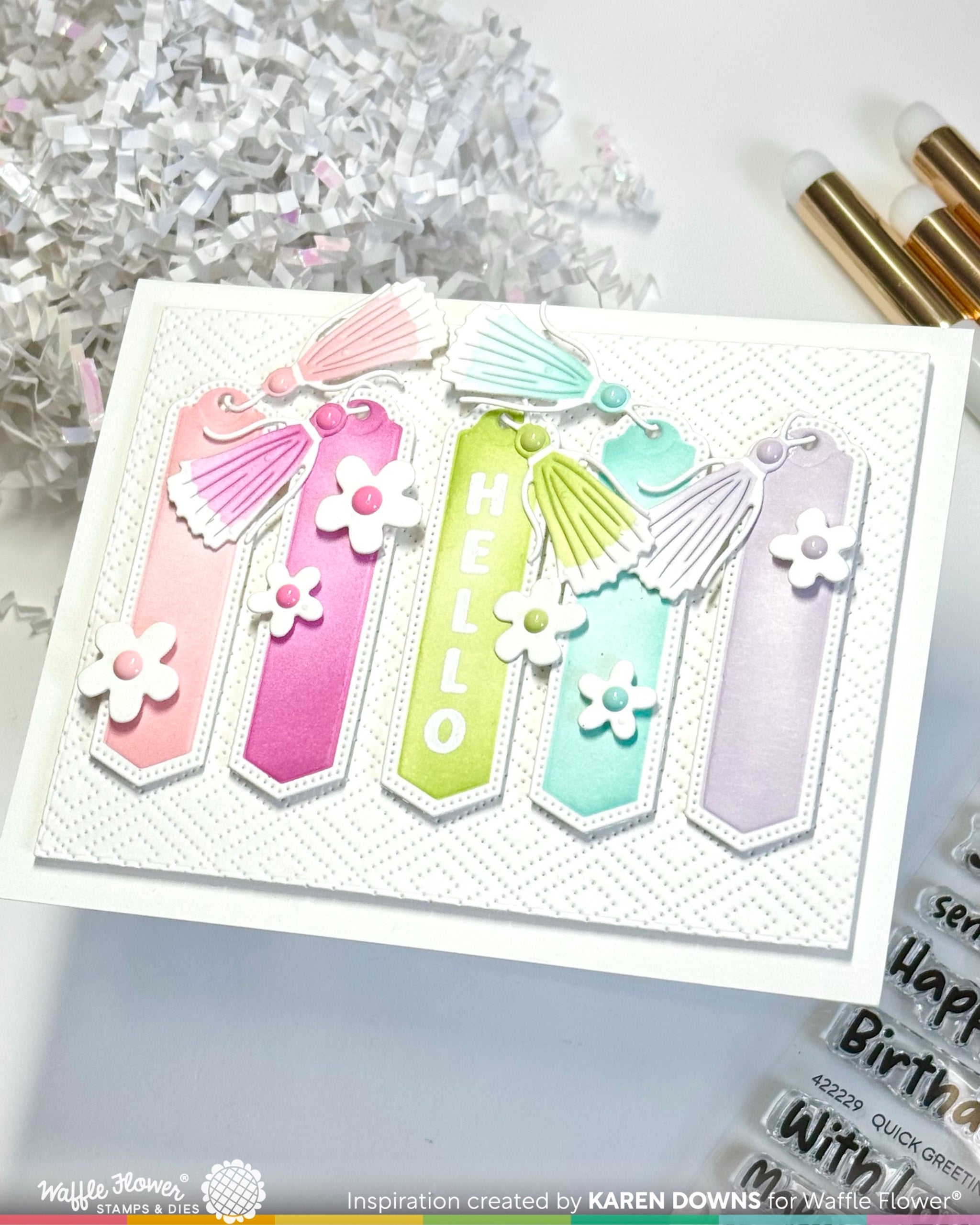 Open Book Bookmark Die – WaffleFlower.com