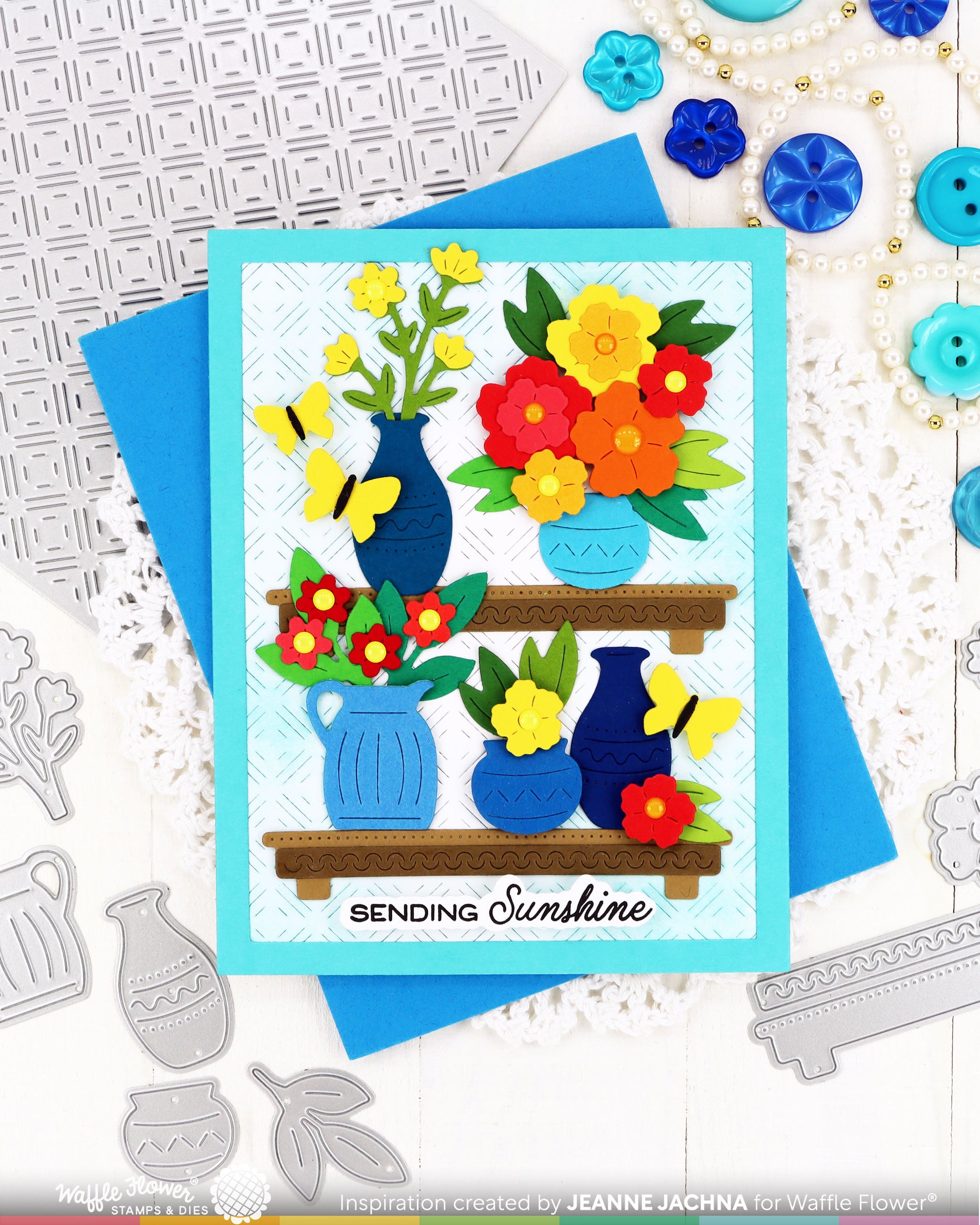 Floral Shelf Die – WaffleFlower.com