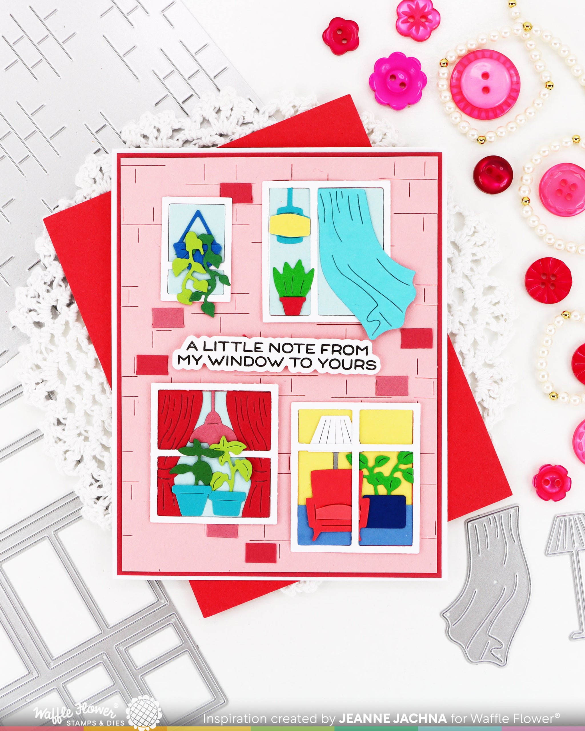 【おまけ付き】flowerwall ポスター＆CDセット Postage Collage Window Add-ons Die – WaffleFlower.com