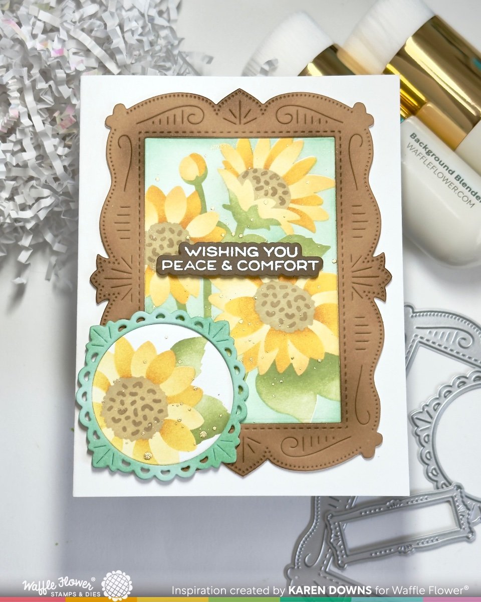 Sunflowers007様御専用 NPC Sunflower Stencil – WaffleFlower.com