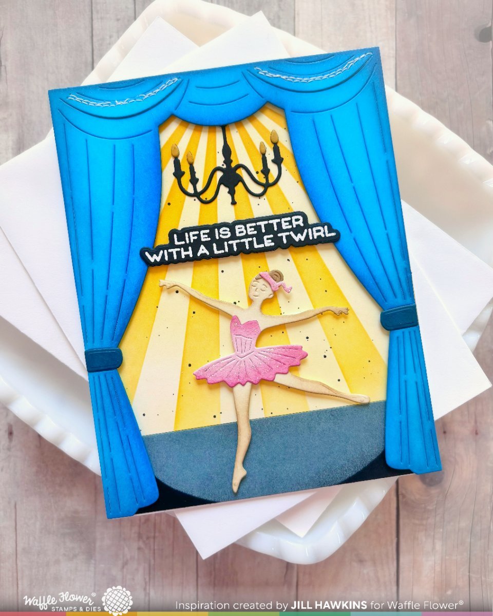 Ballerina Music Box Die – WaffleFlower.com