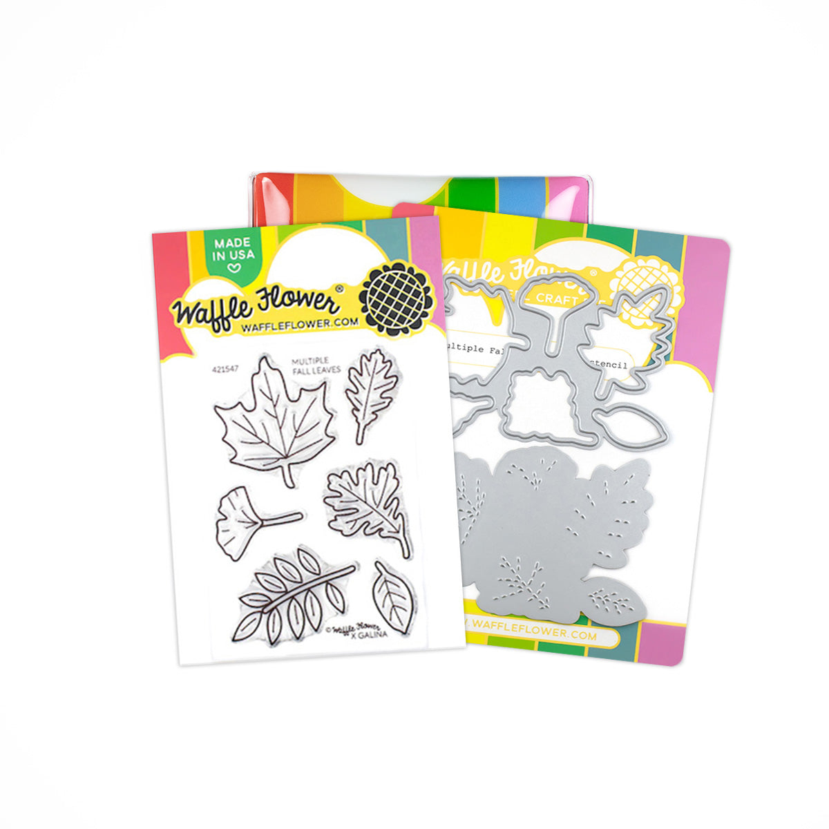 Multiple Fall Leaves Combo – WaffleFlower.com