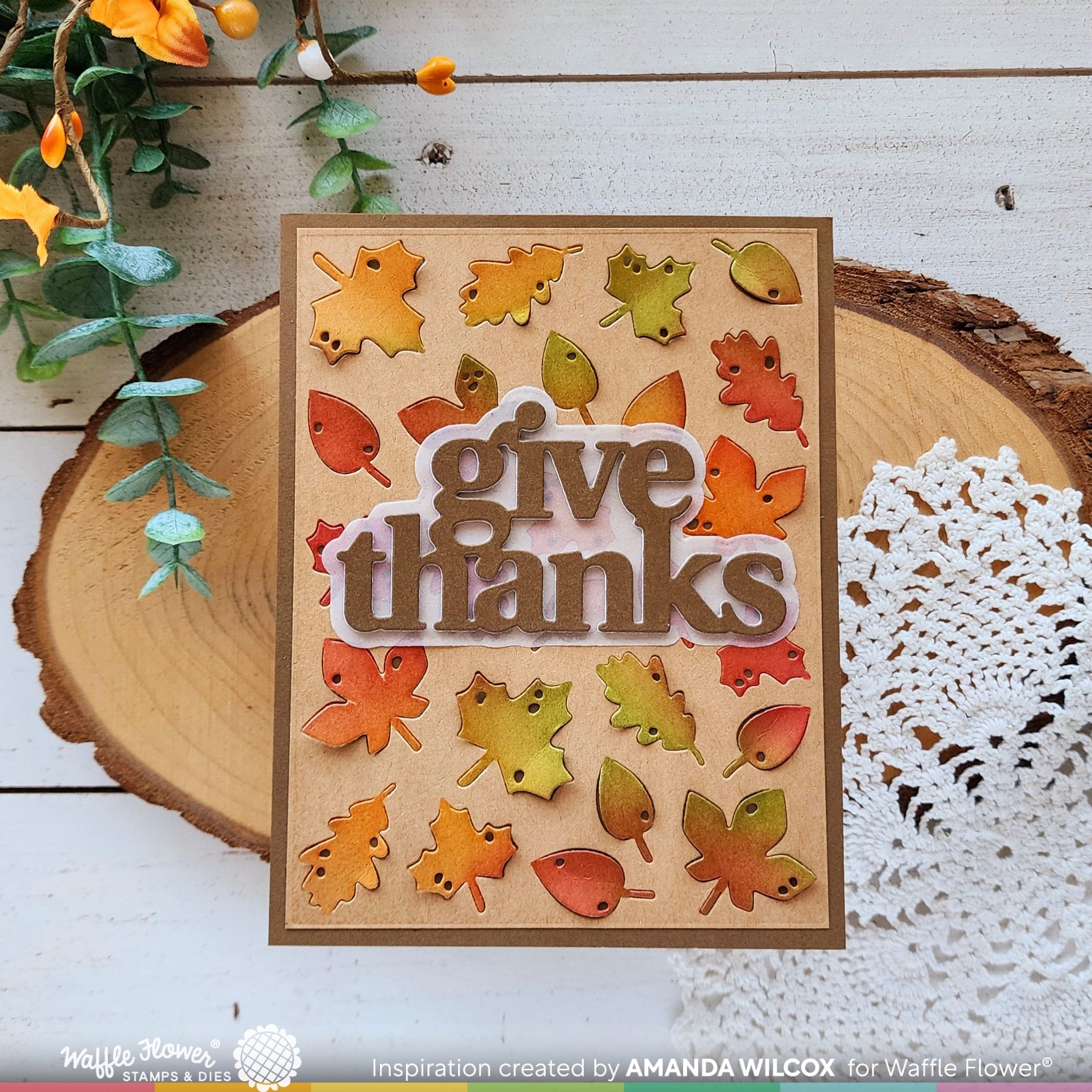 Give Thanks Print Die – WaffleFlower.com