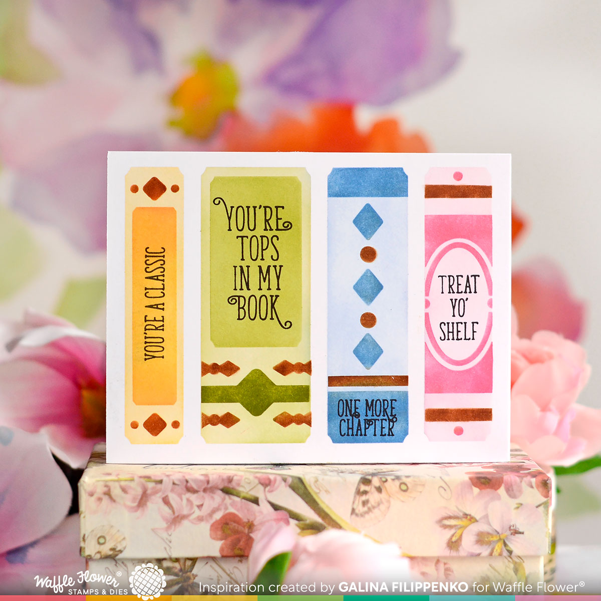 Sentiment Stamps Simple Book Sentiments Stamp Set – WaffleFlower.com