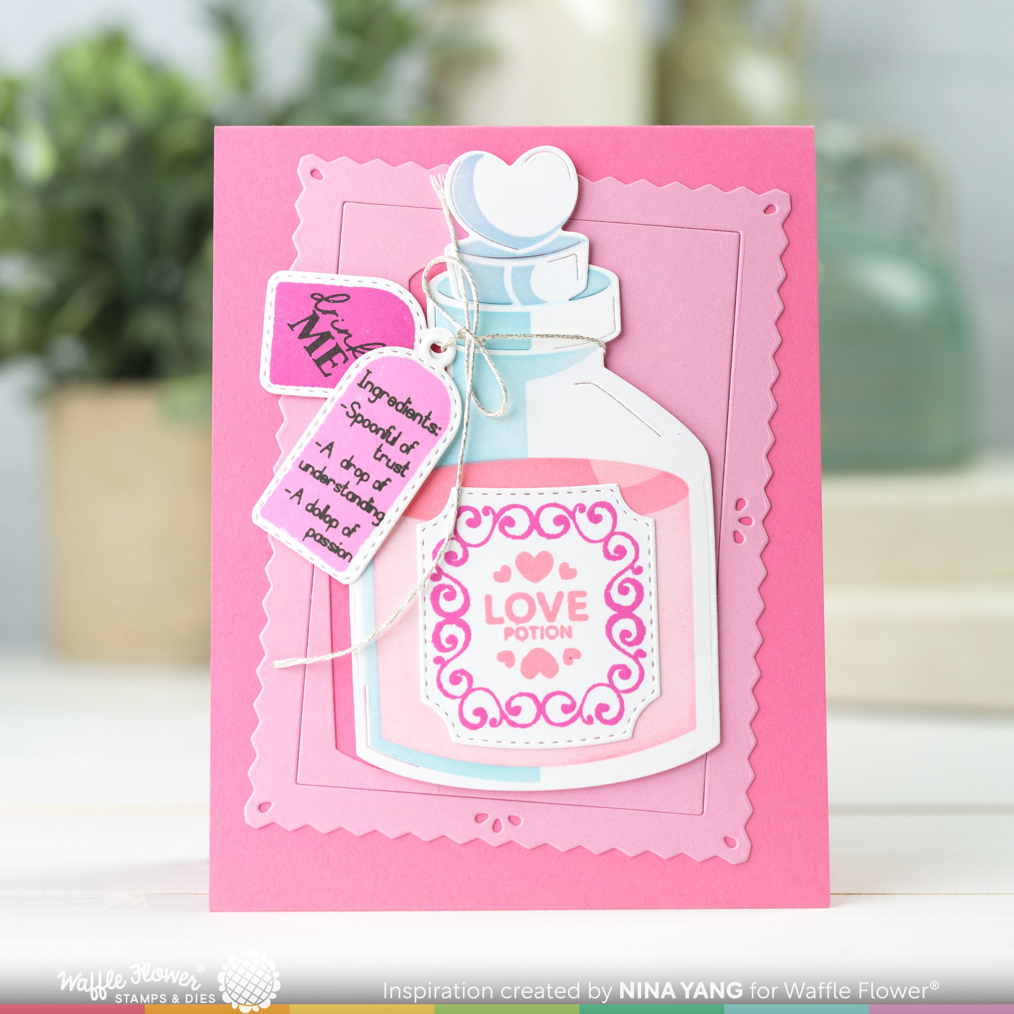 Love Potion Stamp Set – WaffleFlower.com
