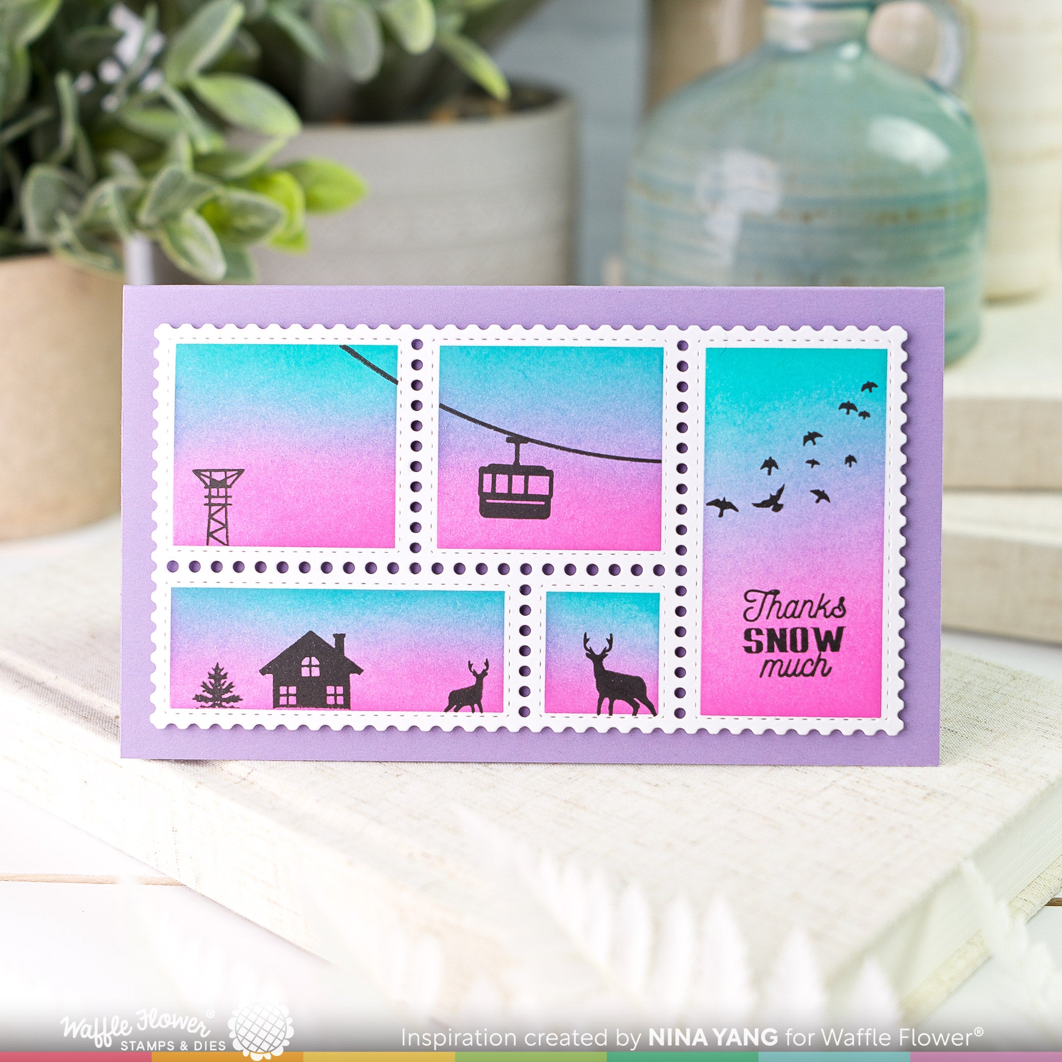 Postage Collage Love Stamp Set –