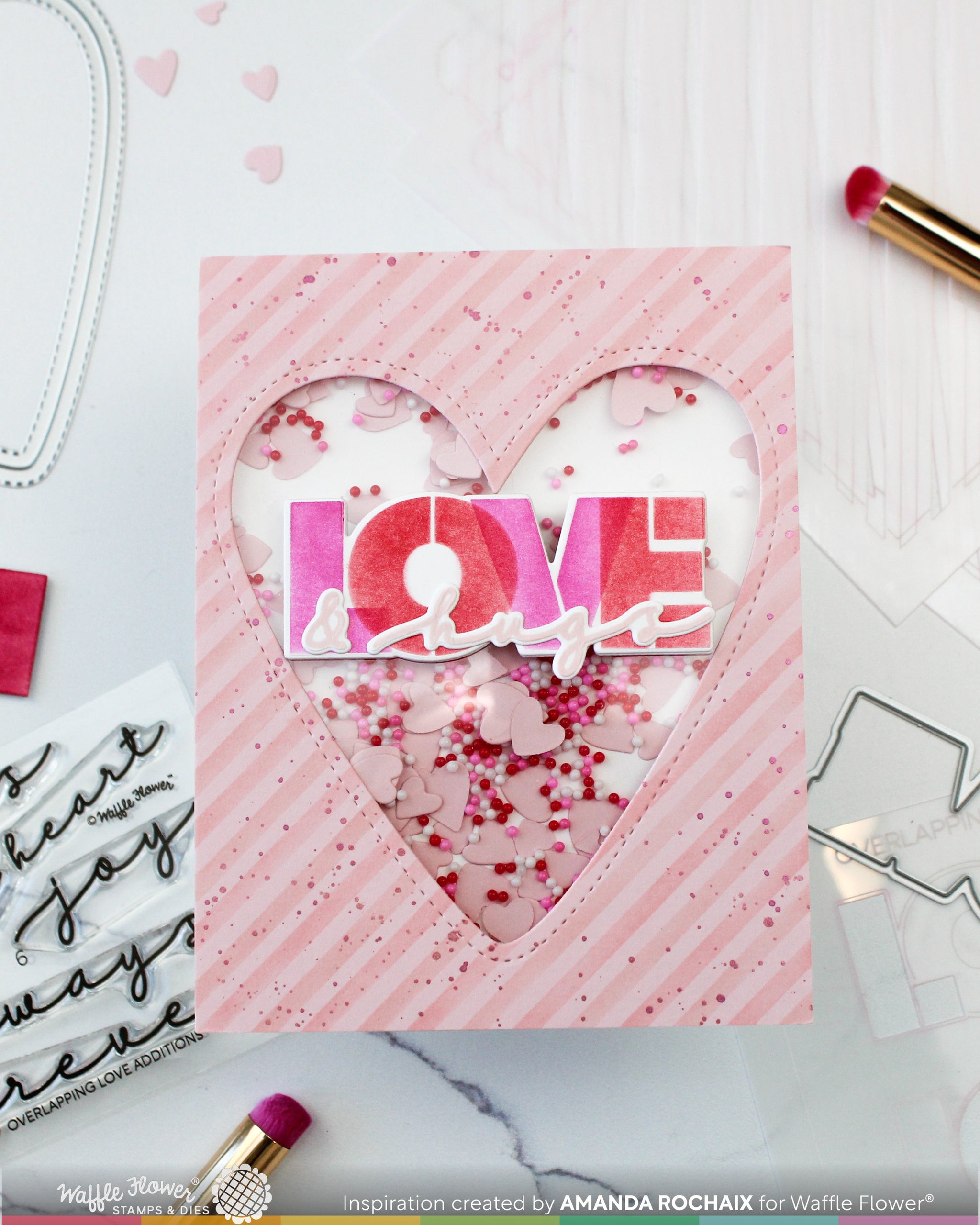 Overlapping Love Additions Matching Die – WaffleFlower.com