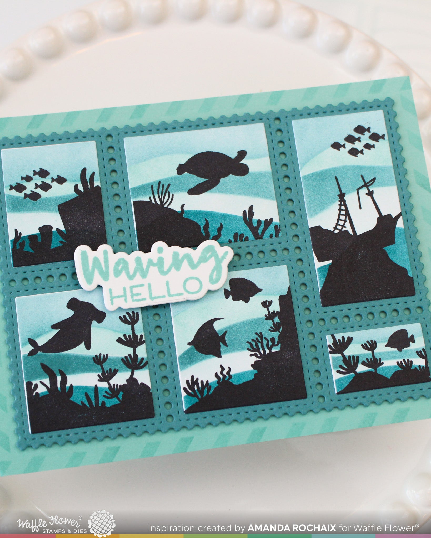 Bubbly Sentiments Stamp Set – WaffleFlower.com