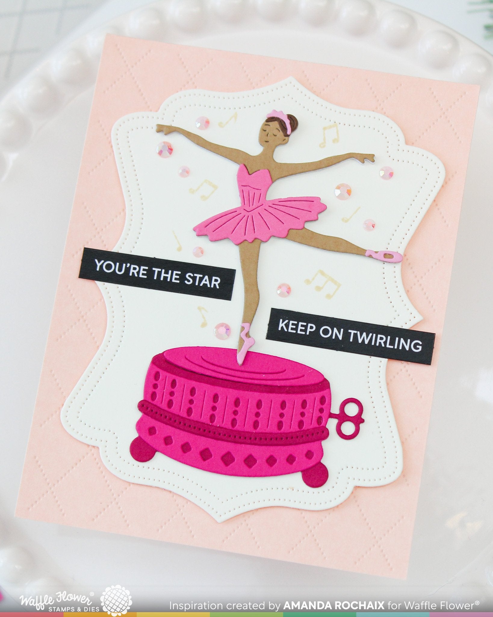 Ballerina Music Box Die – WaffleFlower.com