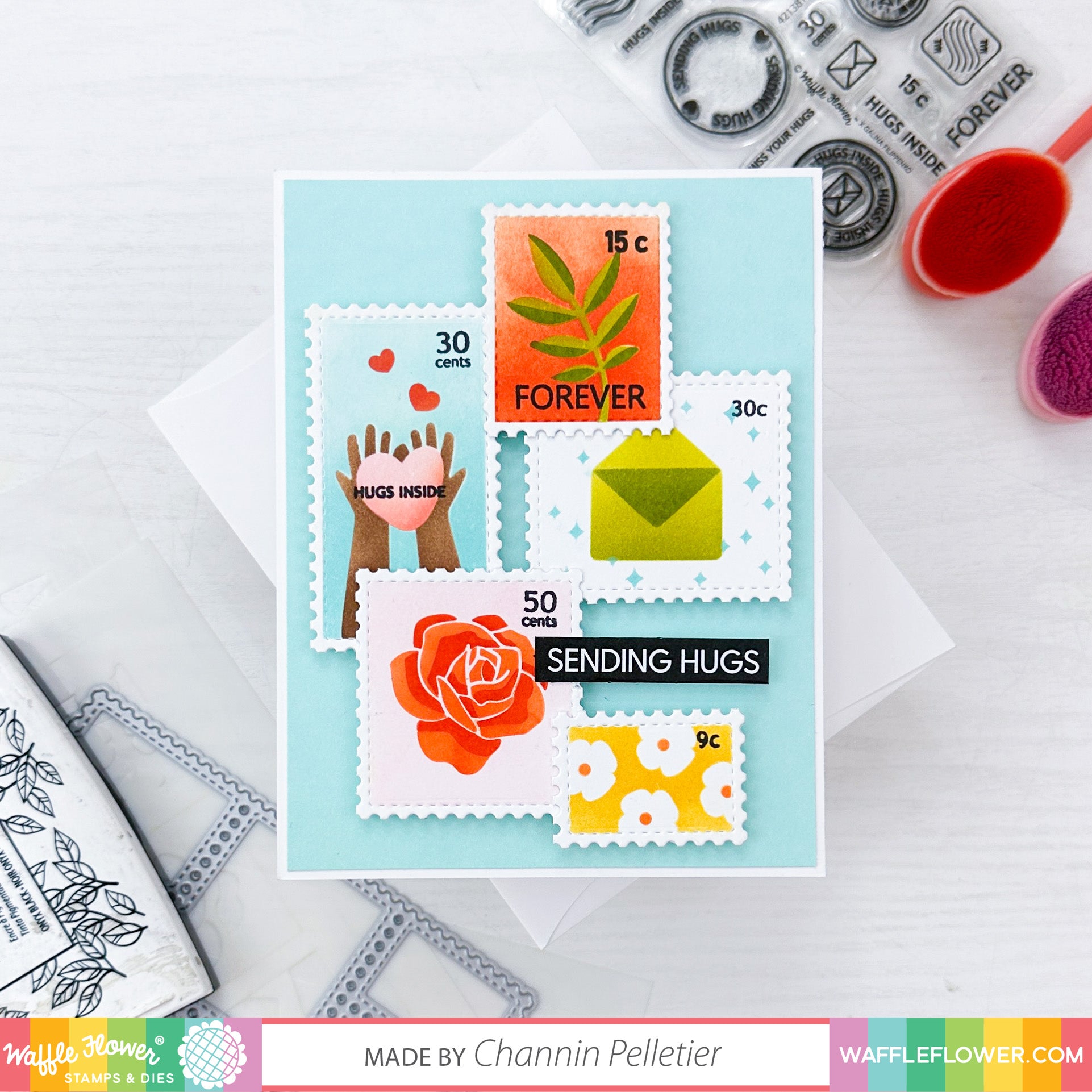 Waffle Flower Crafts Clear Calendar Stamps, 4 x 6