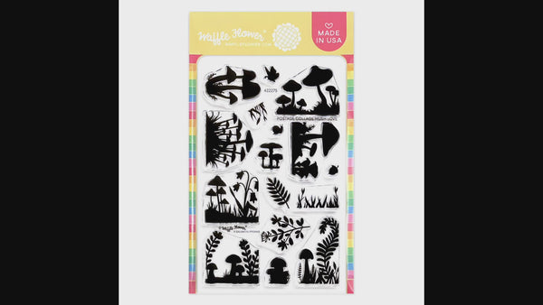 Postage Collage Mush Love Stamp Set – WaffleFlower.com
