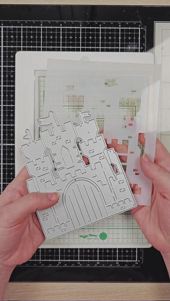 Castle Die-n-stencil – WaffleFlower.com