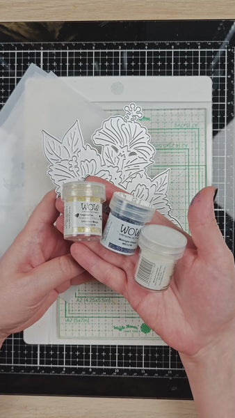 Hibiscus Cluster Stencil – WaffleFlower.com