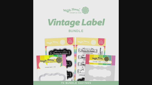 Vintage Label 1 Die – WaffleFlower.com