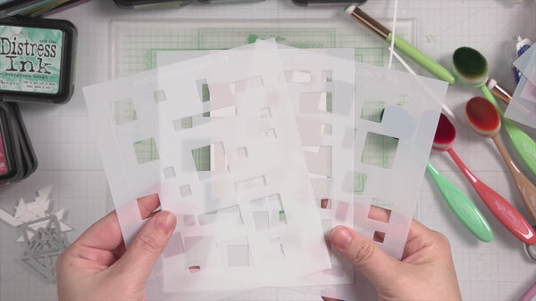 Patchwork Stencil – WaffleFlower.com