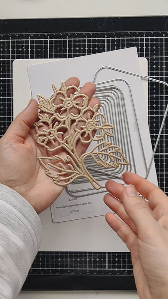 Sketched Hawthorn Coloring Stencil – WaffleFlower.com