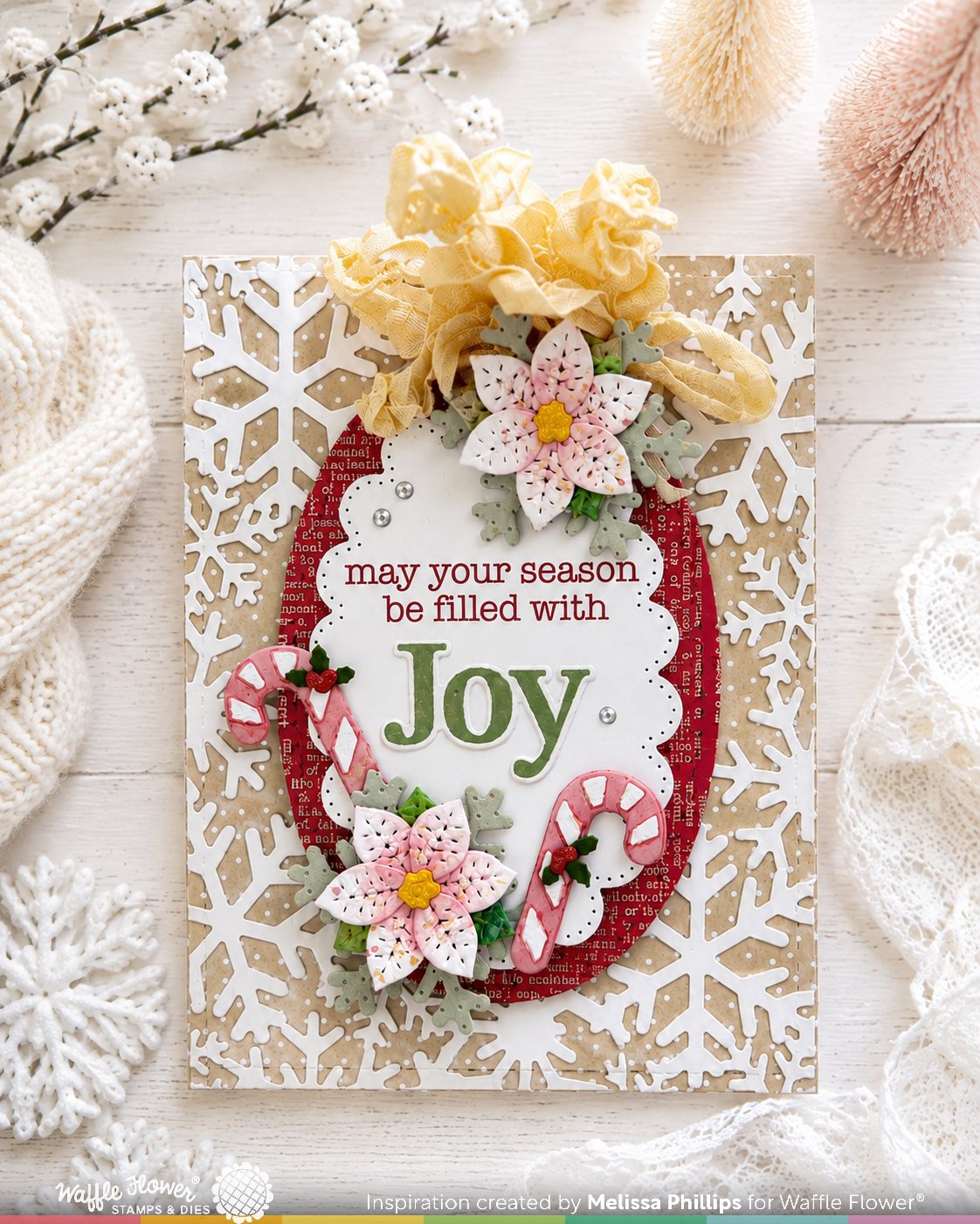 Joy Sentiments Matching Die – WaffleFlower.com