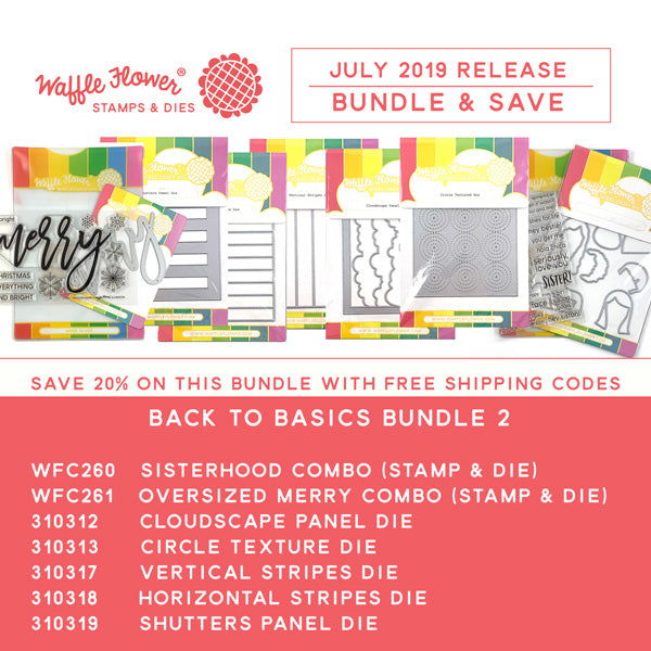 Waffle Flower 2019 Back to Basics Bundle 2