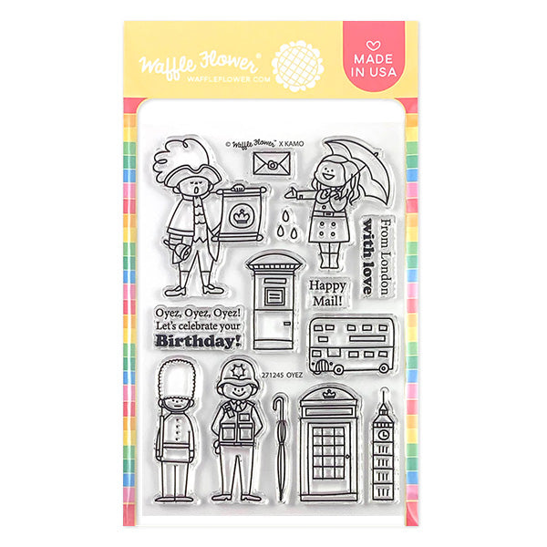 Waffle Flower Crafts Clear Stamps 4x6 Little Artists