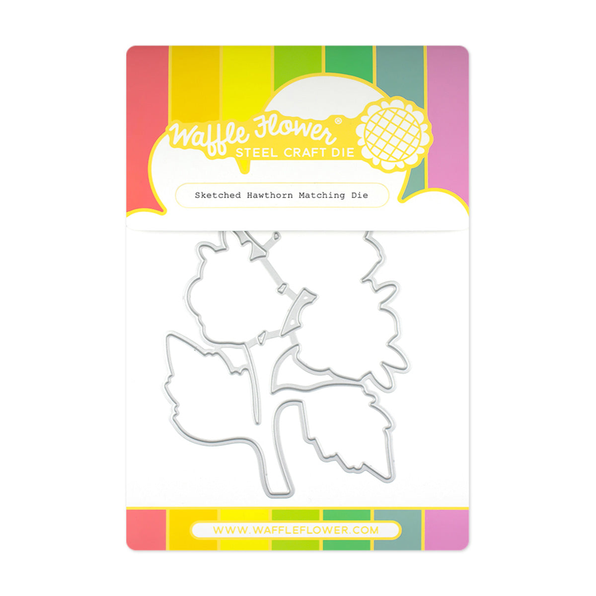 Sketched Hawthorn Matching Die – WaffleFlower.com