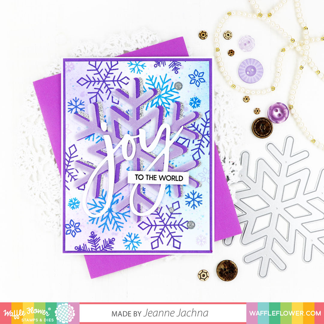 Winter Snowflake Stamp Art - The OT Toolbox