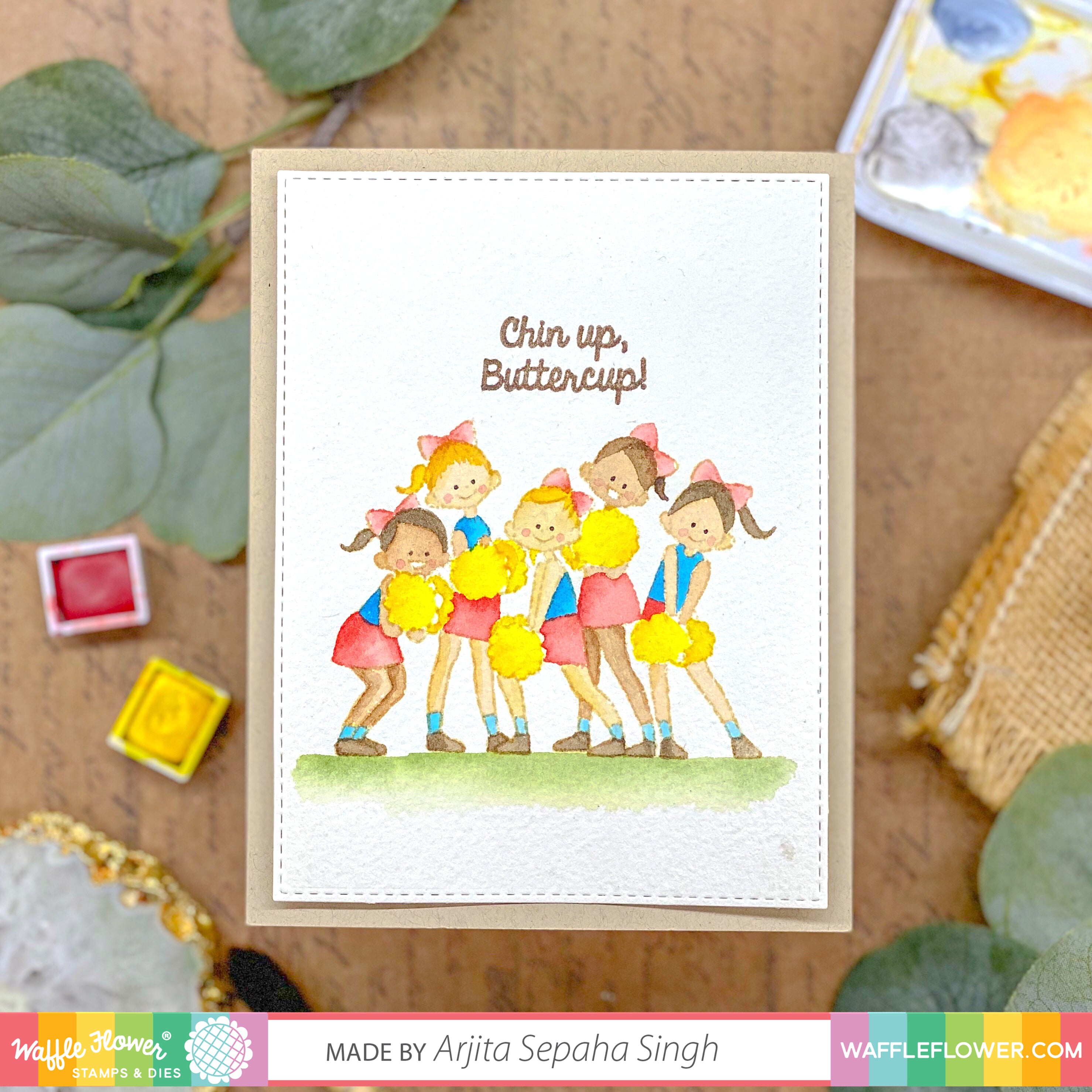 SEWACC 4pcs Kids Scrapbook Kit for Girls Flower Stamp for Craft