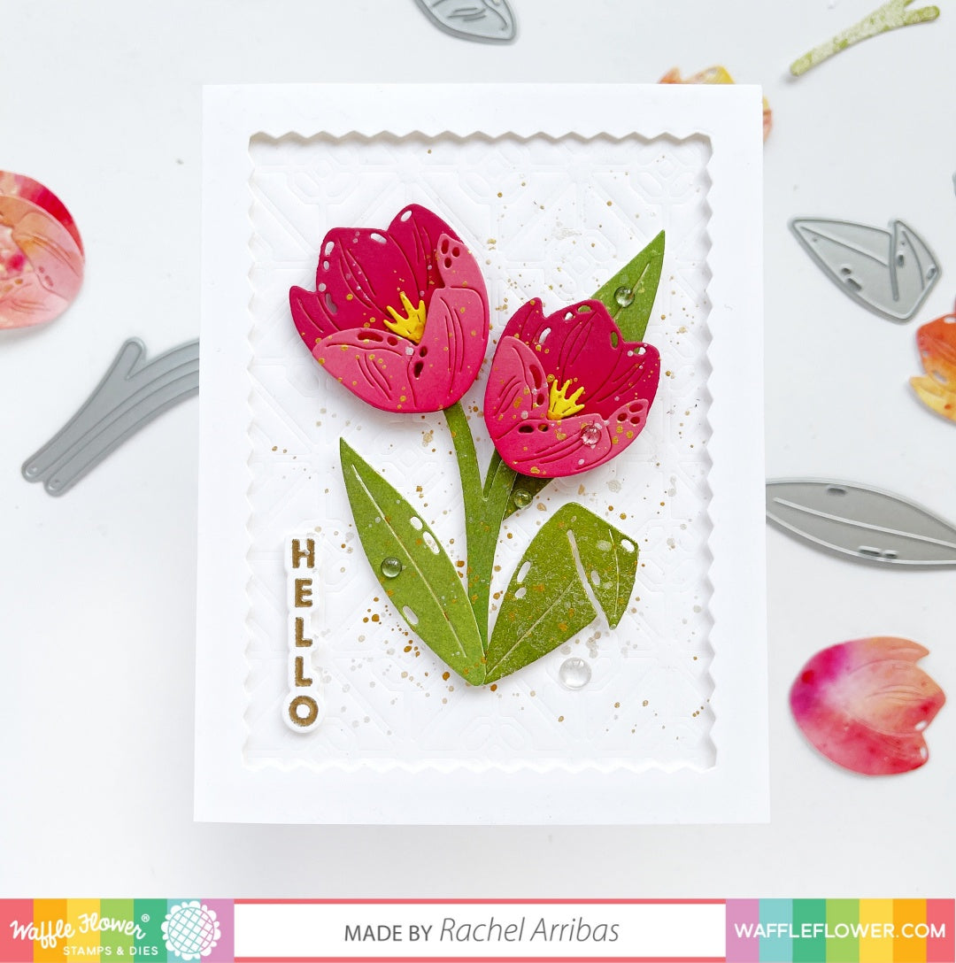 Stitchable Pinking Rectangle Die – WaffleFlower.com