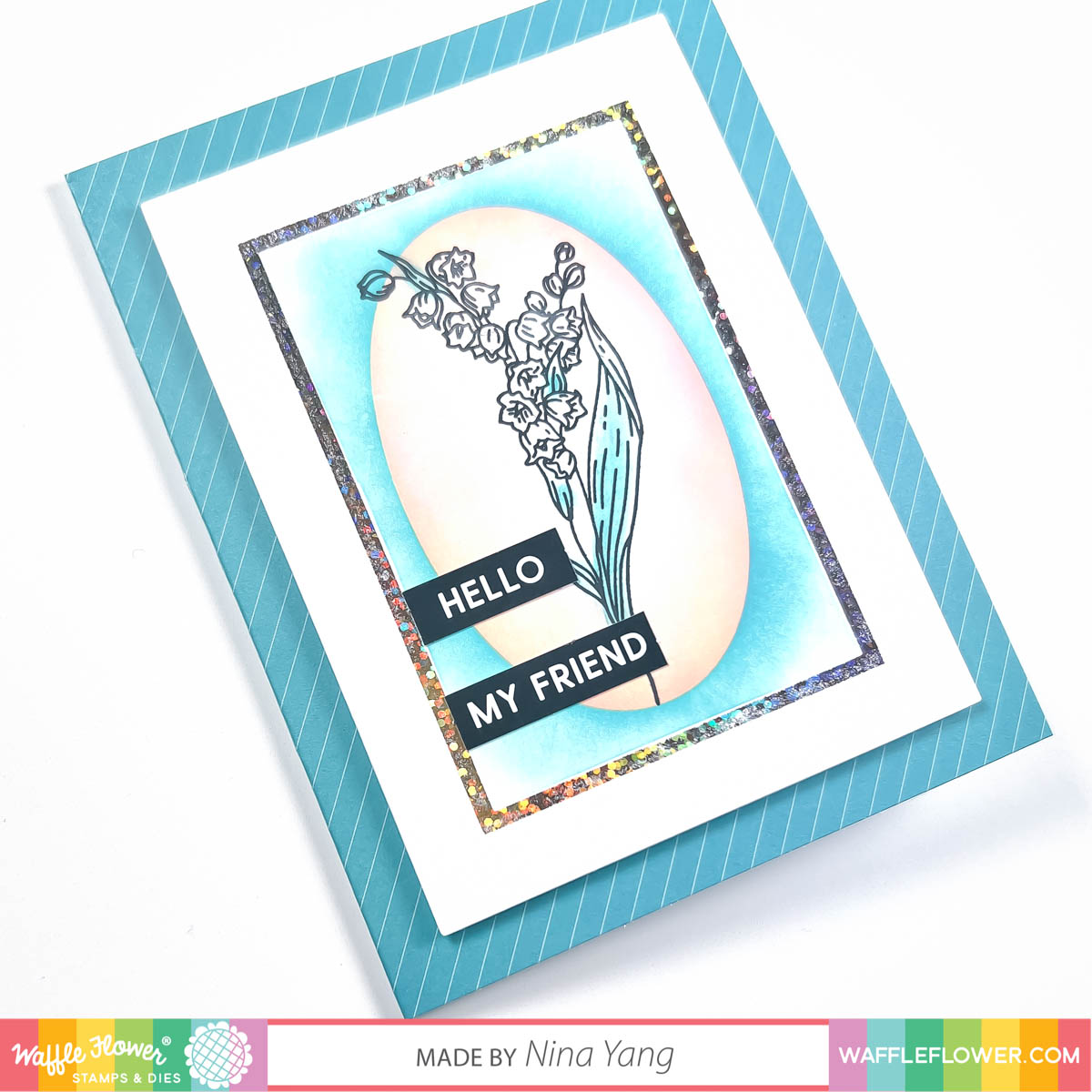 Waffle Flower Crafts - Hot Foil Plate - A2 Layers