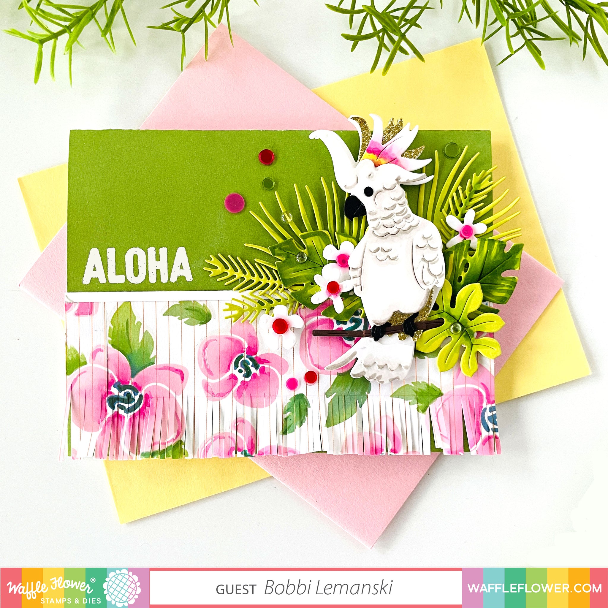 Layered Orchid Stencil Duo – WaffleFlower.com
